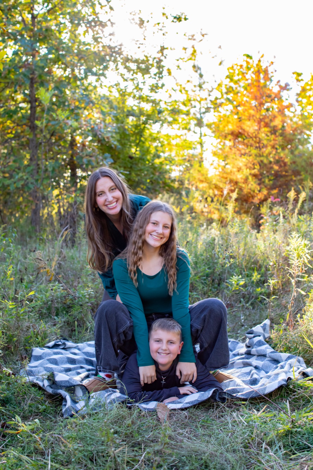 Jordan Waplington with her two children